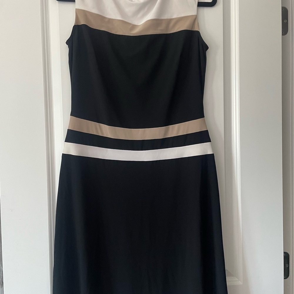 Lauren Ralph Lauren Cream Strapless Sheath Dress